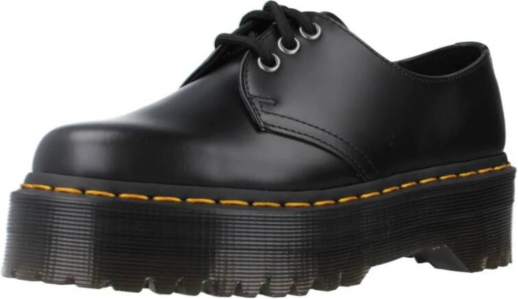 Dr. Martens Quad Smooth Veterschoenen Black Dames