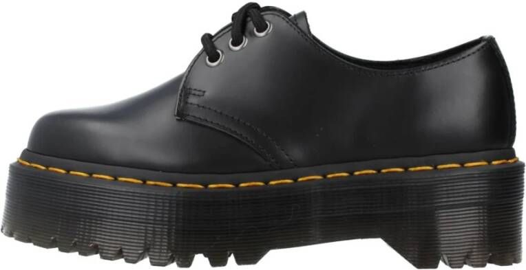 Dr. Martens Quad Smooth Veterschoenen Black Dames