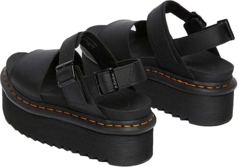 Dr. Martens Rebel Voss Sandalen Zwart Dames