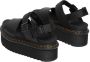 Dr Martens Voss Quad Platform Sandals Dr. Martens Zwart Dames - Thumbnail 15