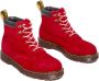 Dr. Martens Rode Suède Wandelschoen Red Unisex - Thumbnail 3