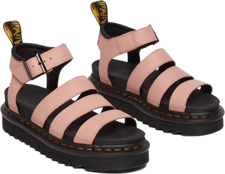 Dr. Martens Roze leren sandalen Pink Dames