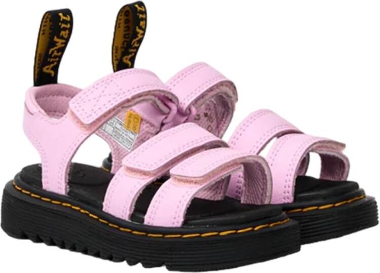 Dr. Martens Roze Leren Sandalen Zebrilus Editie Pink Heren