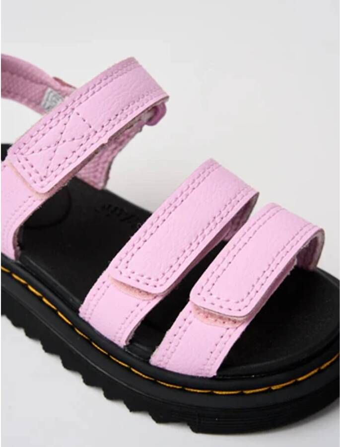 Dr. Martens Roze Leren Sandalen Zebrilus Editie Pink Heren