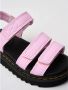 Dr. Martens Roze Leren Sandalen Zebrilus Editie Pink Heren - Thumbnail 8