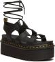 Dr. Martens Athena Leren Sandalen Lente Zomer Collectie Black Dames - Thumbnail 6