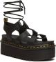 Dr. Martens Athena Leren Sandalen Lente Zomer Collectie Black Dames - Thumbnail 12