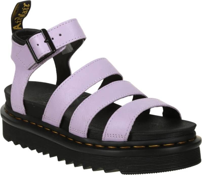 Dr. Martens Platte sandalen Paars Dames