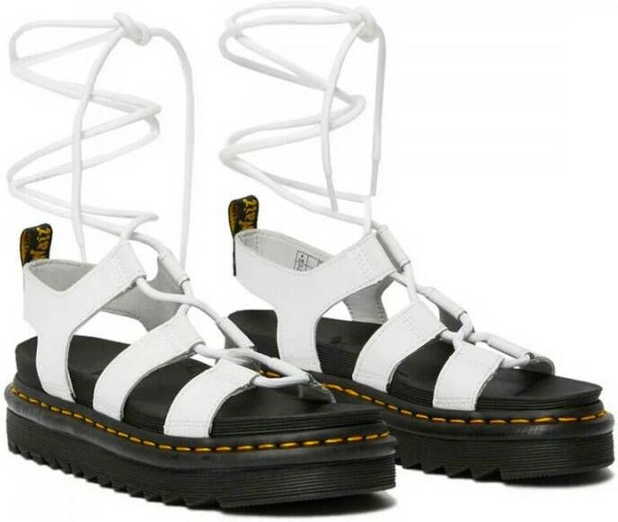 Dr. Martens Platte sandalen Wit Dames