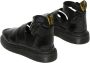 Dr. Martens Zwarte platte leren sandalen met verstelbare gespsluiting Black Dames - Thumbnail 12