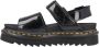 Dr. Martens Zwarte leren sandalen met Quad-zool Black Dames - Thumbnail 9