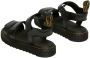 Dr. Martens Klaire J Black T Lamper leren sandalen zwart Leer Effen 28 - Thumbnail 5