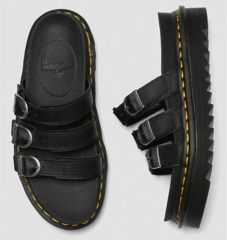 Dr. Martens Schuifregelaars Zwart Dames