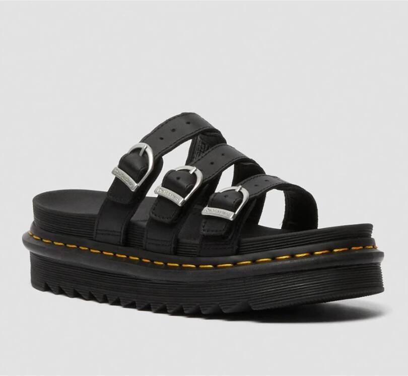 Dr. Martens Schuifregelaars Zwart Dames