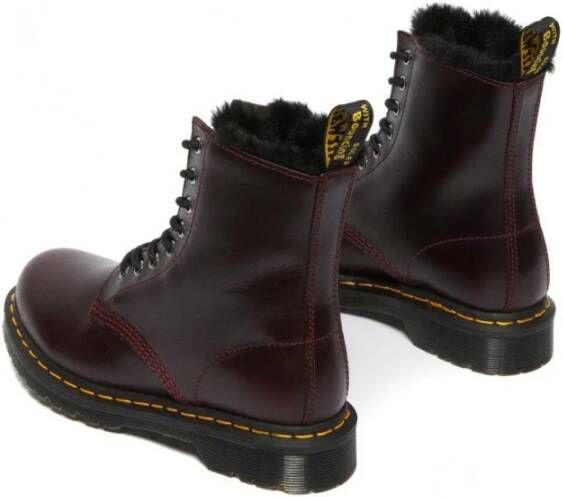 Dr. Martens Serena Oxblood Atlas Booties Zwart Dames