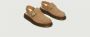 Dr. Martens Patchwork Leren Sandalen met Riptape Straps Beige - Thumbnail 40