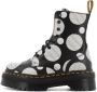 Dr. Martens Jadon Platform Polka Dot Zwart Wit Dames Veterboots Zwart Wit Kleur Zwart Wit - Thumbnail 3