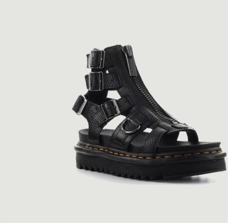 Dr. Martens Platte sandalen Zwart Dames