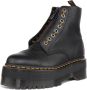 Dr. Martens Zwarte Leren Veterschoenen voor Vrouwen Black Dames - Thumbnail 4