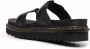 Dr Martens Myles Brando Buckle Slide Sandels Dr. Martens Zwart Heren - Thumbnail 13
