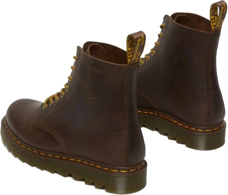 Dr. Martens Stijlvolle Bruine Laarzen voor Mannen Brown Heren