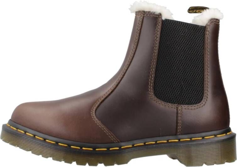 Dr. Martens Stijlvolle Chelsea Boots Leonore Brown Dames