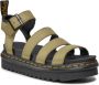 Dr. Martens Blaire Sandalen Pale Olive Pisa Leer Green Dames - Thumbnail 5