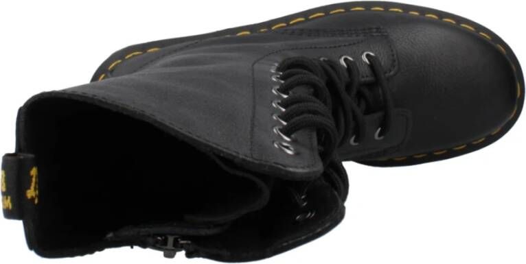 Dr. Martens Stijlvolle Veterschoenen voor Vrouwen Black Dames