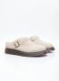 Dr. Martens Suede Muiltjes met Gegraveerde Gesp Beige Heren - Thumbnail 5