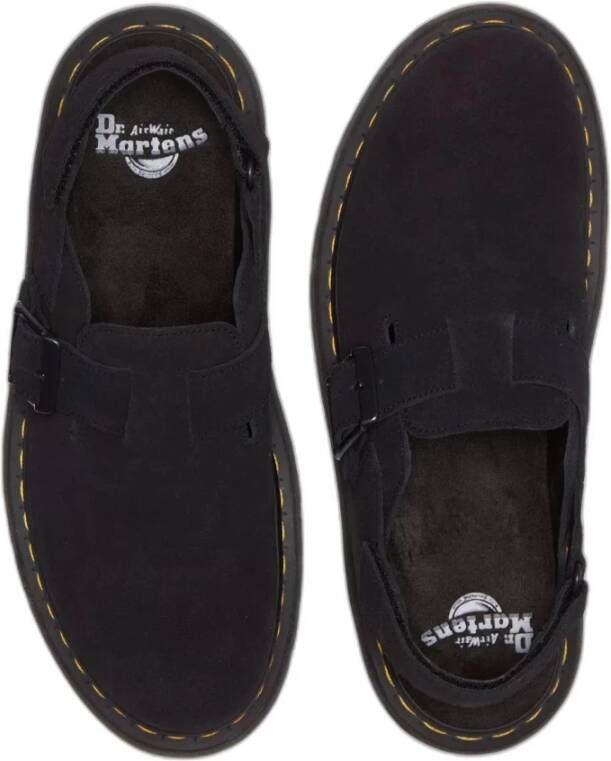 Dr. Martens Suède Unisex Sandalen Lente Zomer Collectie Black Heren