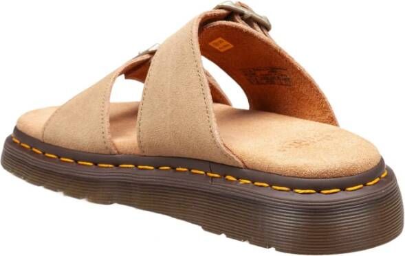 Dr. Martens Tan Sandalen met Verstelbare Gespen