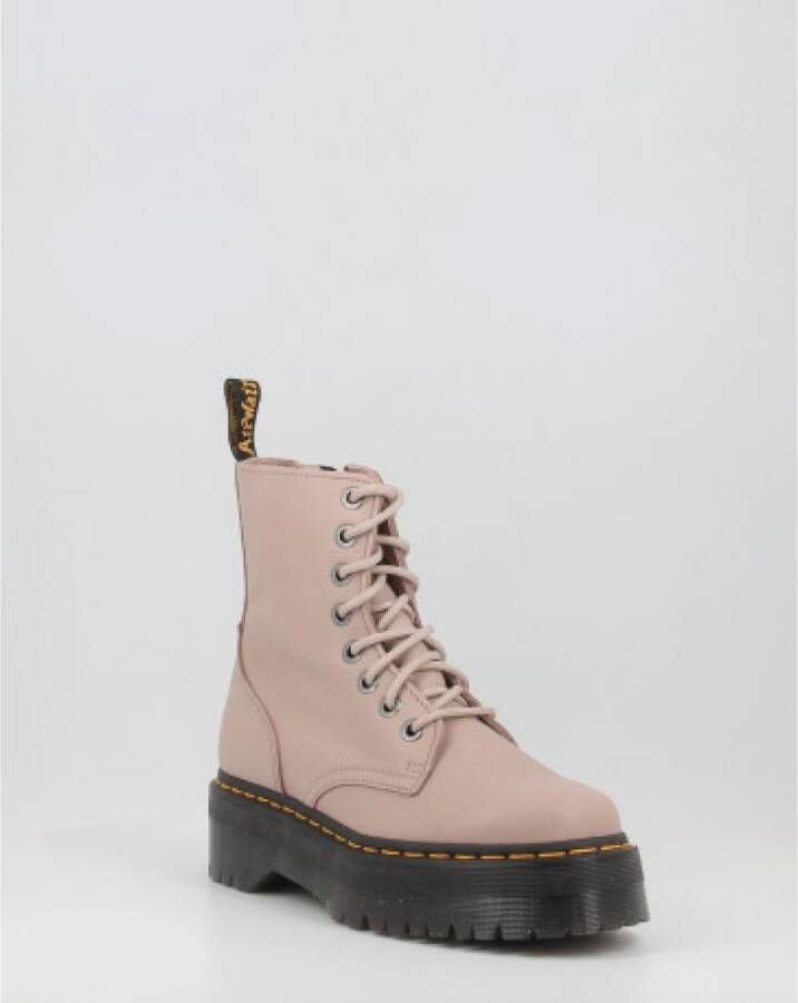 Dr. Martens Taupe Platform Veterschoenen voor Dames Beige Dames