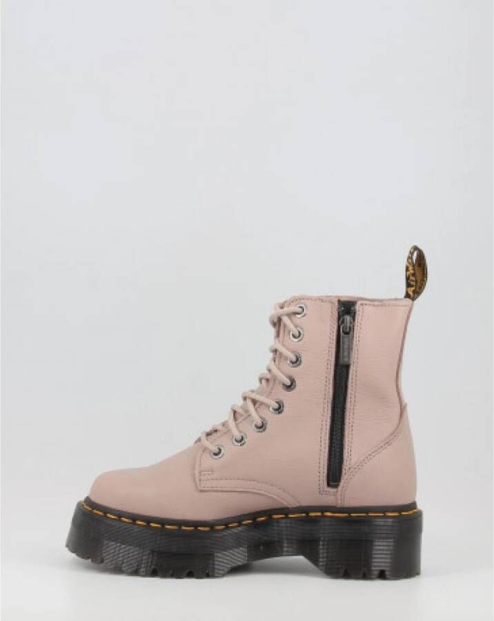 Dr. Martens Taupe Platform Veterschoenen voor Dames Beige Dames