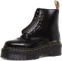 Dr. Martens Vegan Enkellaarzen met Glanzende Afwerking Black Dames - Thumbnail 5