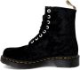Dr. Martens Verpletterd Fluweel Vegan Enkellaarzen Black Dames - Thumbnail 6