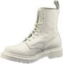 Dr Martens Dr. Martens 1460 PASCAL MONO OPTICAL WHITE Volwassenen VeterlaarzenHalf hoge schoenenPopulaire Kleur Wit beige - Thumbnail 6