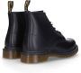 Dr. Martens Zwarte leren gevechtslaars met ritszak en 6 cm platform Black Dames - Thumbnail 5