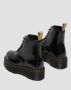 Dr. Martens Vegan Enkellaarzen met Glanzende Afwerking Black Dames - Thumbnail 5