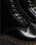 Dr. Martens Vegan Enkellaarzen met Glanzende Afwerking Black Dames - Thumbnail 14