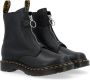Dr. Martens Voorrits Zwarte Leren Laarzen Black Dames - Thumbnail 2