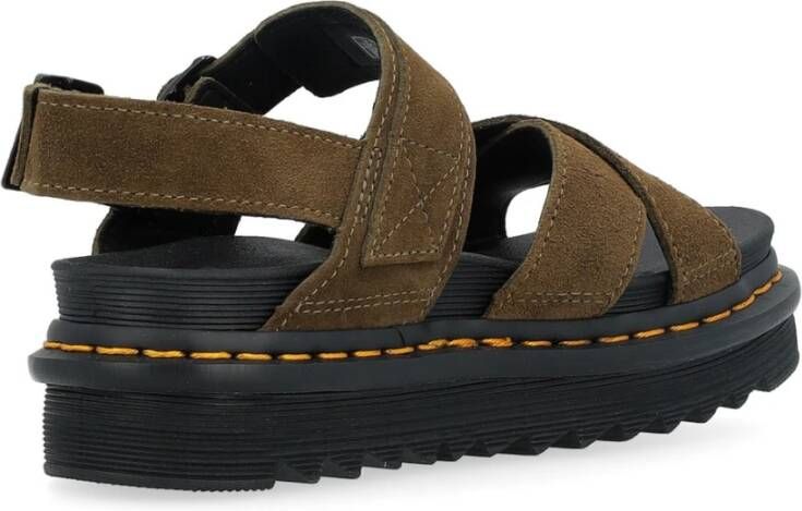 Dr. Martens Voss II Olive Flat Sandalen