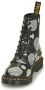 Dr. Martens Witte Enkellaarzen 1460 Vrouwen Multicolor Dames - Thumbnail 3