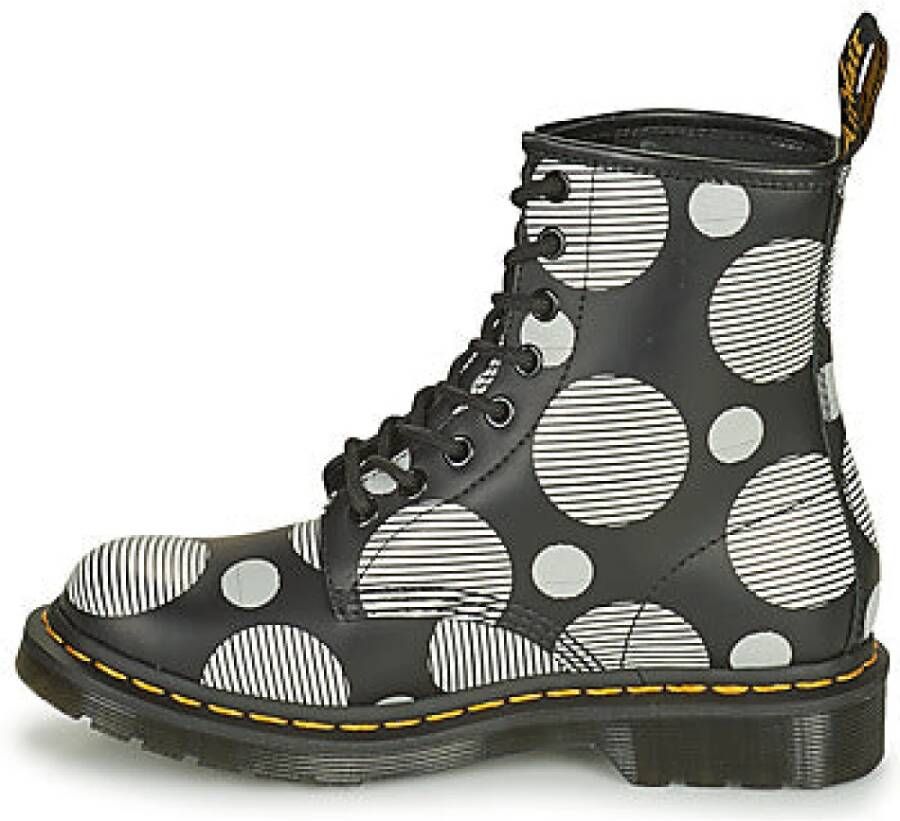Dr. Martens Witte Enkellaarzen 1460 Vrouwen Multicolor Dames