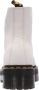 Dr Martens Sinclair Nappa Milled Nappa Leather Platform Boots Dr. Martens Wit Dames - Thumbnail 9