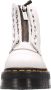 Dr Martens Sinclair Nappa Milled Nappa Leather Platform Boots Dr. Martens Wit Dames - Thumbnail 10