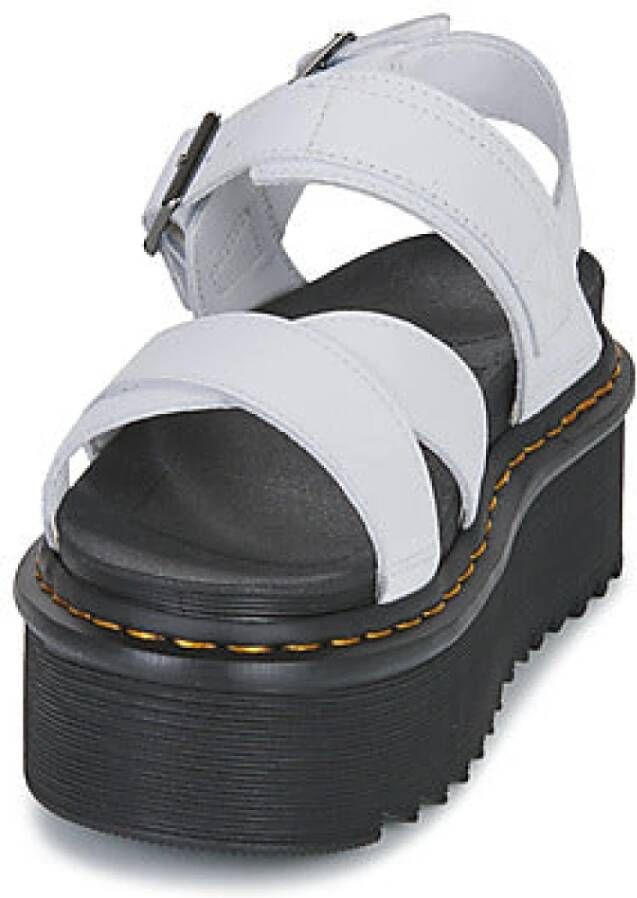 Dr. Martens Witte Quad Sandalen voor Vrouwen White Dames