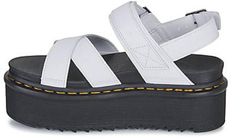 Dr. Martens Witte Quad Sandalen voor Vrouwen White Dames