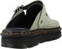 Dr. Martens ZebZag Suede Mules Dames Green- Dames Green - Thumbnail 5
