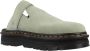 Dr. Martens ZebZag Suede Mules Dames Green- Dames Green - Thumbnail 6