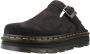 Dr. Martens ZebZag Suede Mules Black- Black - Thumbnail 6